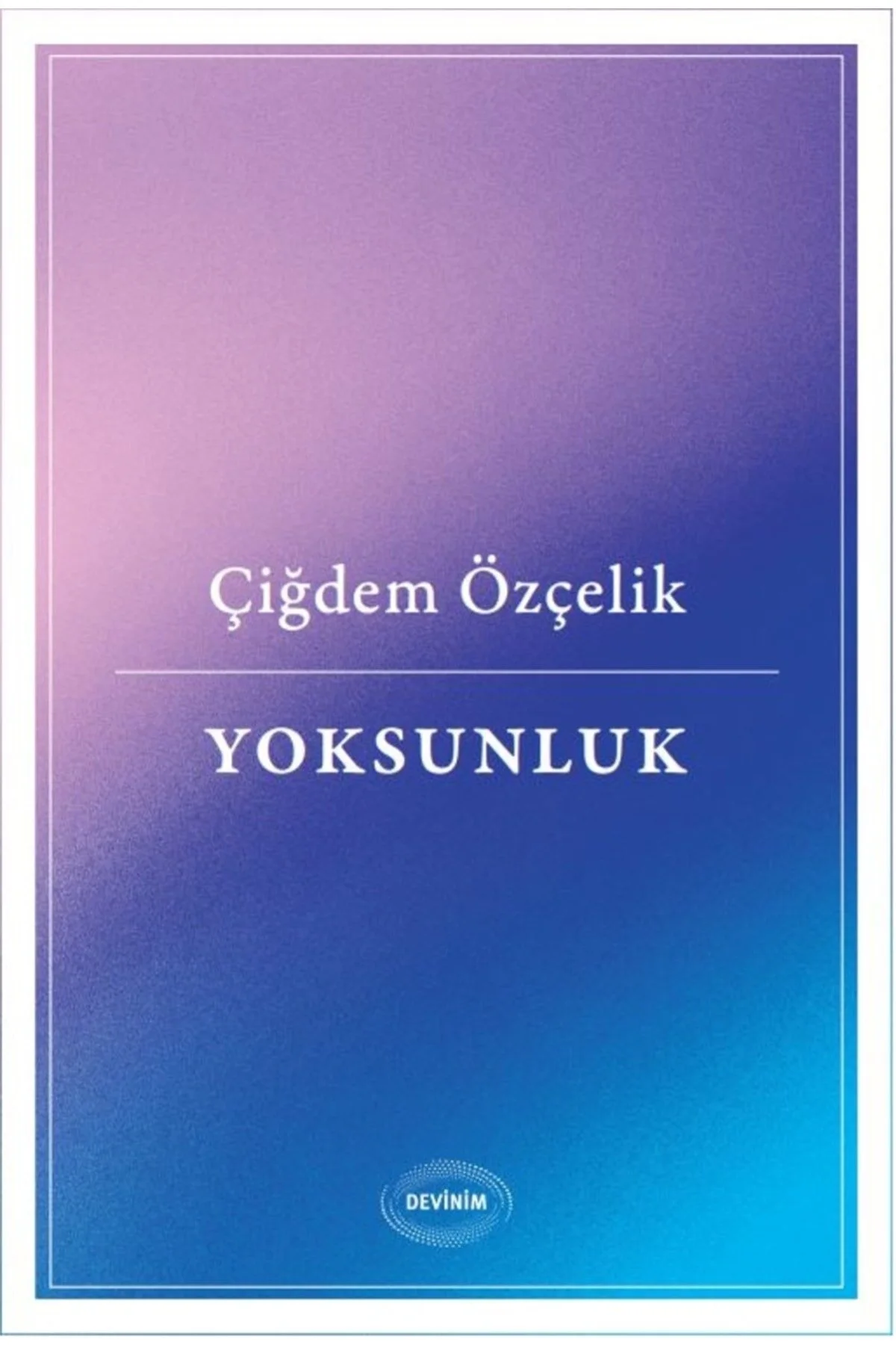 Yoksunluk kitap kapağı